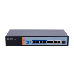 SW98HIPOE-2AZXF-150 - Switch Hi-PoE Multigagibit 2,5Gbps - 8 porte PoE + 1 Uplink SFP 10G - Velocità porte 2,5/1Gbps - 8 Porte P