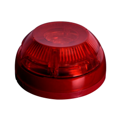 TFS-3192-R - Sirena antincendio cablata per interni - Certificato EN54-3 e EN54-23 - Potenza del suono 100 dB a 1 m - Flash LED 