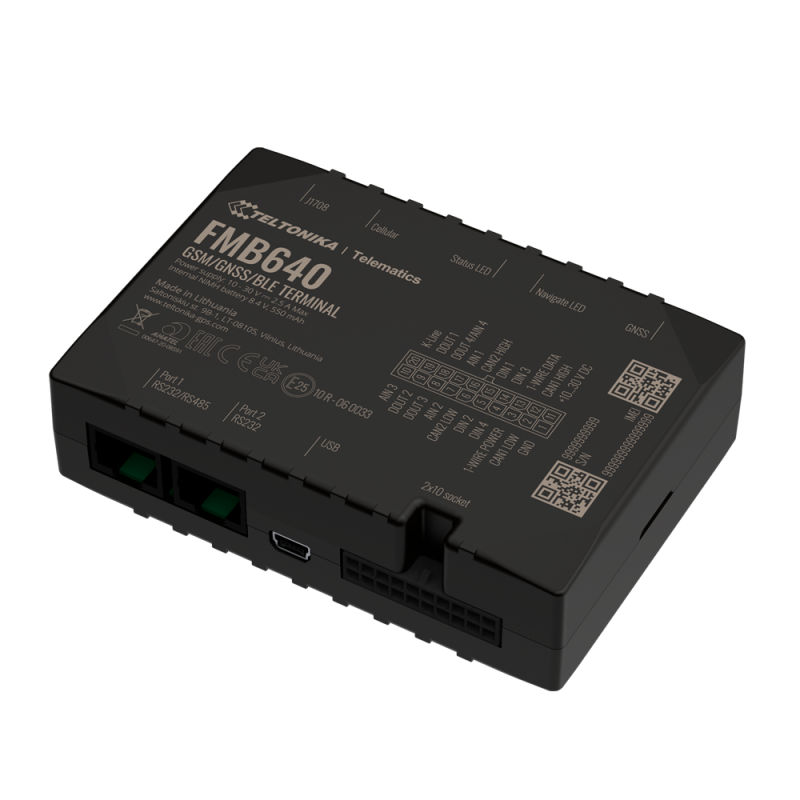 TK-FMB640 - Tracker professionale per veicoli - Collegamento del cablaggio interno - Installazione occulta sotto il cruscotto -