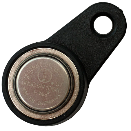 TK-IBUTTON-KEY - Chiave magnetica iButton - Teltonika - Protocollo 1-wire - Riconoscimento del conducente - Immobilizzazione del
