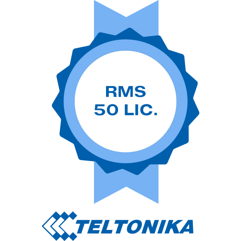 TK-RMS-50LIC - Licenze Piattaforma Teltonika RMS - Pack di 50 Licenze (Crediti) - Monitoraggio remoto Router Teltonika - Configu