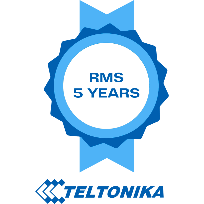 TK-RMS-5Y - Licenze Piattaforma Teltonika RMS - Pack di 5 anni di Licenza - Monitoraggio remoto dei dispositivi Teltonika - Conf