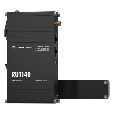 TK-RUT140 - Teltonika Router Industriale - Wi-Fi 4 - 2 porte Fast Ethernet RJ45 - Dimensioni ultracompatte - Alimentazione con P