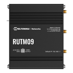 TK-RUTM09 - Teltonika Router 4G Industriale - Dual SIM 4G Cat 6 - 1x Ingresso/Uscita Digitale - Posizionamento GNSS - 4 porte Et