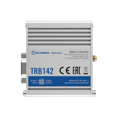 TK-TRB142 - Teltonika Gateway 4G Industrial - 4G Cat 1 / 3G / 2G - Porta RS232 - Design compatto - Connettore Micro USB