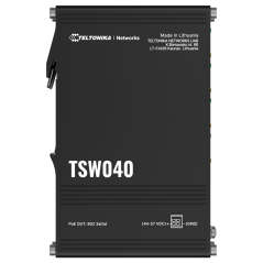TK-TSW040 - Teltonika Switch PoE Unmanaged Industriale - 8 porte Ethernet RJ45 Fast Ethernet - 8 Porte Ethernet PoE+ 802.3af/at 