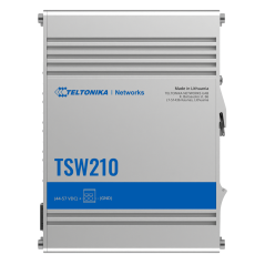 TK-TSW210 - Teltonika Switch Unmanaged Industriale - 8 porte Ethernet RJ45 Gigabit +2 SFP Gigabit - Robusto Alloggiamento in All