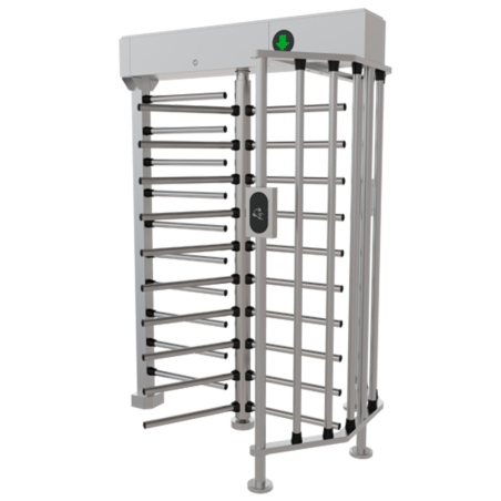 TS-FHT965 - Varco ad accesso bidirezionale - 10 bracci rotanti rimovibili - Orari, allarmi e modalità di apertura - Dimensioni d