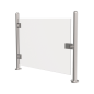 TS-GLASSDOOR-120 - Sistema di chiusura manuale dell'anta - Serratura con chiave (porta manuale) - Compatibile con tornelli - Ant TS-GLASSDOOR-120 - Sistema di chiusura manuale dell'anta - Serratura con chiave (porta manuale) - Compatibile con tornelli - Ant