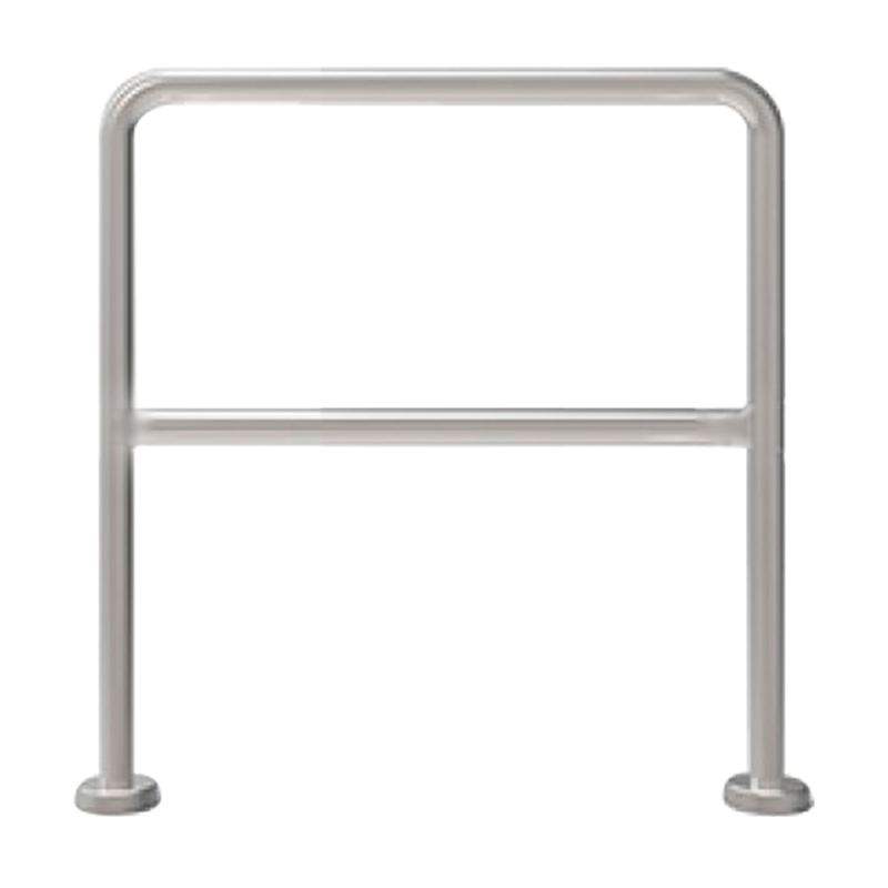 TS-HANDRAIL-50 - Struttura in acciaio inox - Compatibile con tornelli - Limitazione del passaggio - Dimensioni: 980mm (H) x 500m