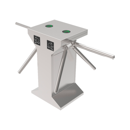 TS-TR601-M - Varco ad accesso bidirezionale - 3 doppi bracci rotanti - Orari, allarmi e modalità di apertura - Dimensioni del pa