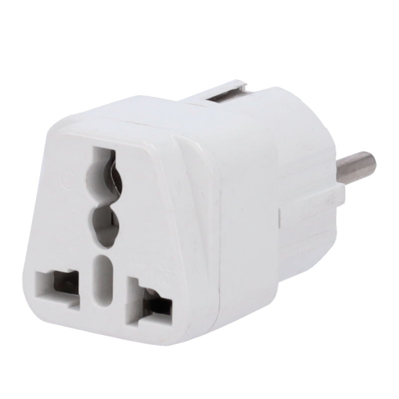 UKPLUG-ADAPTER - Adattatore - Da Spina Tipo G (UK) a Spina Tipo F (UE) - Tensione 250V AC - Corrente massima in uscita 10-16 A - UKPLUG-ADAPTER - Adattatore - Da Spina Tipo G (UK) a Spina Tipo F (UE) - Tensione 250V AC - Corrente massima in uscita 10-16 A -