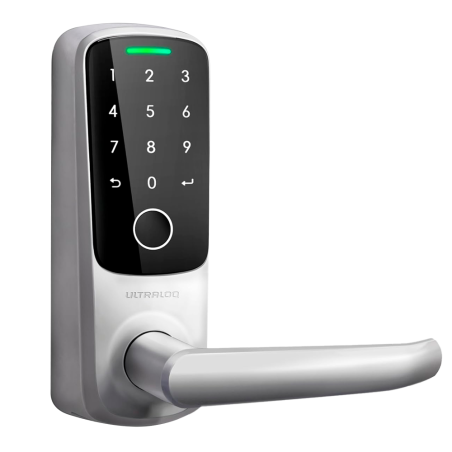 UL-LATCH5-FINGERPRINT - Serratura intelligente Anviz Ultraloq - Impronta digitale, PIN e App - 50 utenti | WiFi e Bluetooth - Au