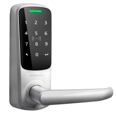 UL-LATCH5-NFC - Serratura intelligente Anviz Ultraloq - NFC, MF, PIN e App - 50 utenti | WiFi e Bluetooth - Autonoma 4 x pile AA