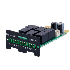UPS-RELAYCARD - Mini scheda a contatto pulito - Per l'installazione sullo slot SNMP dell'UPS - Collegamento al dispositivo di mo