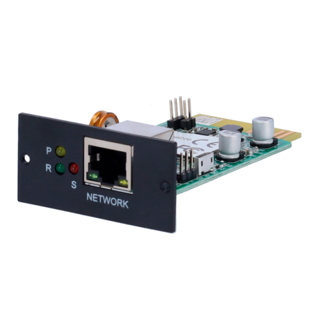 UPS-SMNP-KPM220 - Scheda SNMP per il monitoraggio dell'UPS - Per l'installazione su slot UPS e connessione di rete - Compatibile