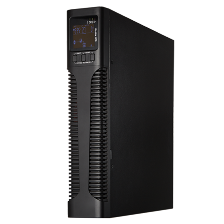 UPS1000VA-ON-2-RACK - UPS online per installazione a rack o a torre - Potenza 1000VA/900W - 2 uscite SAI/UPS protette - Tempo di