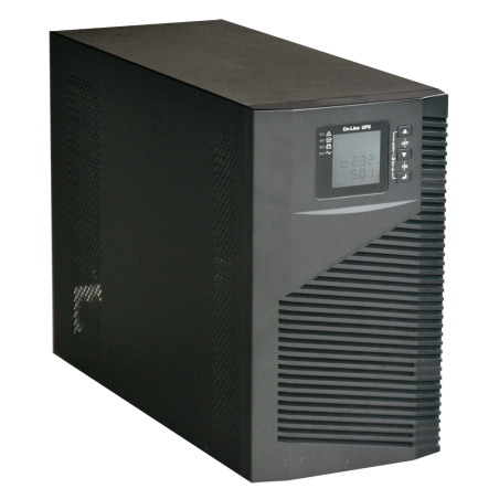 UPS2000VA-ON-4 - SAI online - Potenza 2000VA/1800W - Entrata 200~240 Vac / Uscita 200~240 Vac - 3 uscite SAI/UPS protette - Temp