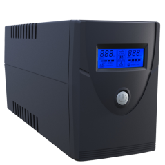 UPS600VA-2 - SAI mono fase - Potenza 600VA/360W - Entrata 220~240 Vac /Uscita 230 Vac - 2 uscite SAI/UPS protette - Tempo di ric