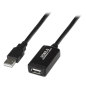 USB1-5 - Extender USB 2.0 - Lunghezza 5,0 m - Connettori USB A M/H - attivo - Colore nero - Trasferimento fino a 480 Mbps