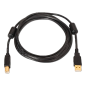 USB1-5-P - Cavo USB 2.0 - Per Stampante - Connettori tipo A/M-B/M - Lunghezza 5,0 m - Qualità eccellente (28AWG+22AWG - Colore n USB1-5-P - Cavo USB 2.0 - Per Stampante - Connettori tipo A/M-B/M - Lunghezza 5,0 m - Qualità eccellente (28AWG+22AWG - Colore n