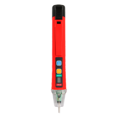 UT12D-EU - Rilevatore di tensione AC senza contatto - Modalità ad alta e bassa tensione fino a 1000 V - Avviso acustico e LED vi