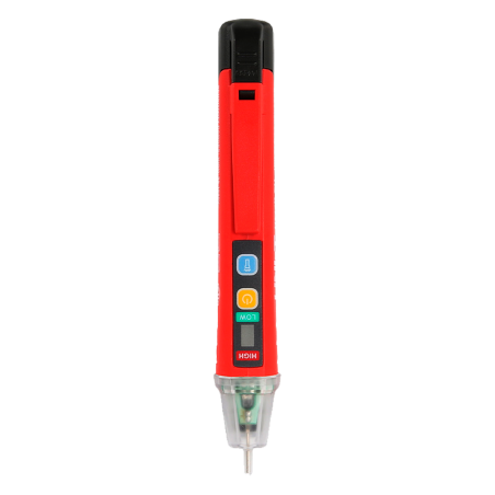 UT12D-EU - Rilevatore di tensione AC senza contatto - Modalità ad alta e bassa tensione fino a 1000 V - Avviso acustico e LED vi