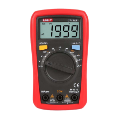 UT131D - Multimetro digitale portatile LCD - Misurazione della tensione DC e AC fino a 250V - Misura della corrente DC fino a 10