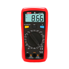 UT133B - Multimetro digitale portatile - Misurazione della tensione DC e AC fino a 600V - Misura della corrente DC fino a 10A - 