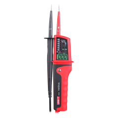 UT15C - Misuratore di tensione a penna con display LCD - Misurazione della tensione AC e DC - Avviso acustico e LED visibile per