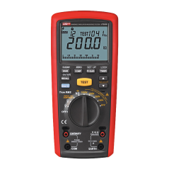 UT505B - Misuratore di resistenza di isolamento - Multimetro per tensioni AC e DC fino a 600V - Intervalli 50/100/250V/500V/1000