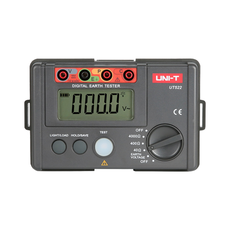 UT522 - Misuratore della resistenza di terra - Display LCD fino a 4000 conteggi - Misurazione della resistenza di terra fino a 4