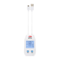 UT658DUAL - Misuratore doppio di corrente e tensione UNI-T - Semplice connessione USB di tipo A e di tipo C - Permette di conosc