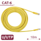 UTP6-H-10Y - Cavo UTP - Ethernet - Connettori RJ45 - Categoria 6 - 10 m - Colore Giallo