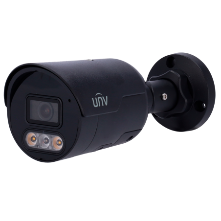 UV-IPC2124LE-ADF28KMC-DL-BLACK - Telecamera Bullet IP Uniview - Gamma Easy - 4 MP | Ottica 2.8 mm | microSD 512 GB - IR 30 m | L