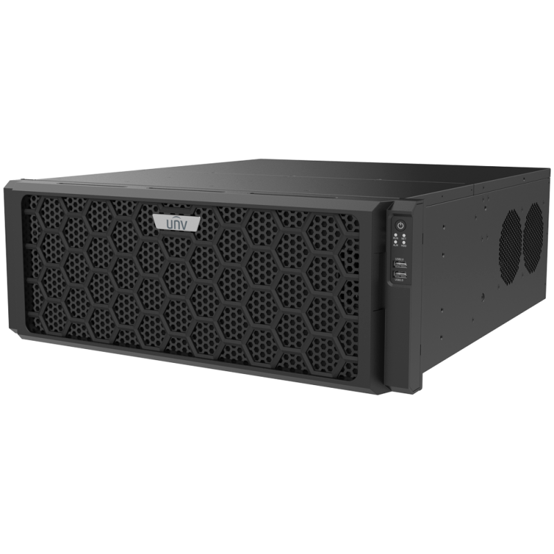 UV-NVR524-256E - Videoregistratore NVR Gamma Pro 8K per telecamere IP - 256 CH | 32 Mpx | 2 schede di decodifica - IA: SIP, cont