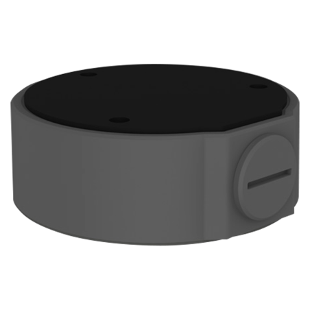 UV-TR-JB03-G-IN-BLACK - Scatola di giunzione - Per telecamere dome - Per esterni - Installazione a tetto o parete - Passacavo - 