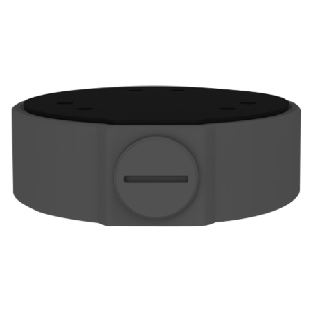 UV-TR-JB03-H-IN-BLACK - Scatola di giunzione - Per telecamere dome - Per esterni - Installazione a tetto o parete - Passacavo - 
