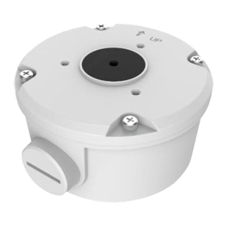 UV-TR-JB05-B-IN - Scatola di giunzione - Per telecamere bullet - Per esterni - Installazione a tetto o parete - Colore bianco - 