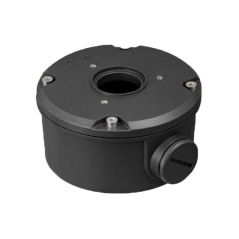 UV-TR-JB05-B-IN-BLACK - Scatola di giunzione - Per telecamere bullet - Per esterni - Installazione a tetto o parete - Colore Ner