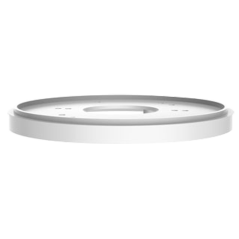 UV-TR-SM04-IN - Adattatore - Per telecamere dome - Lega di alluminio - Colore bianco - Passacavo - 145 mm (Diametro base) x 13 (