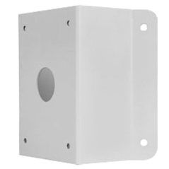 UV-TR-UC08-A-IN - Staffe ad angolo - Per le telecamere UNIVIEW - Adatto per esterni - Colore bianco - Passacavo - 215 mm (I) x 2