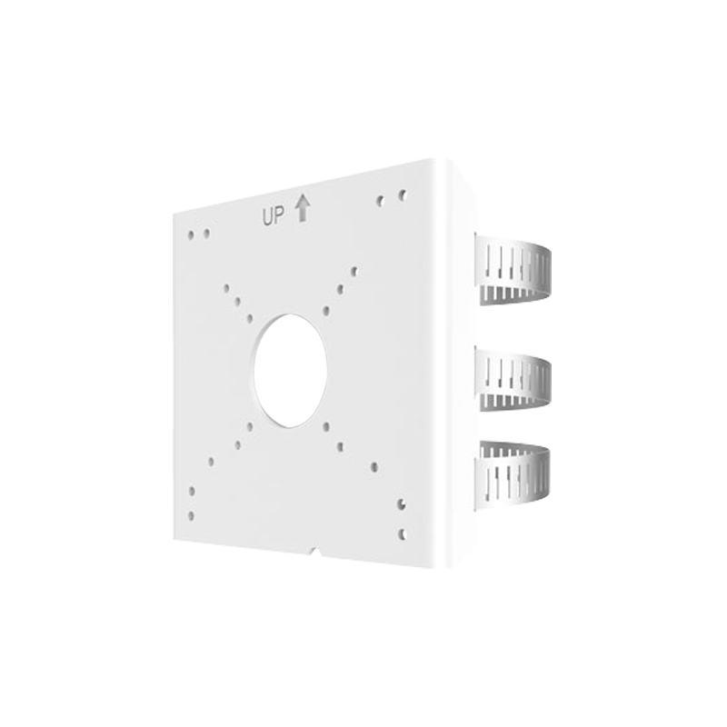 UV-TR-UP06-C-IN - Staffa da palo - Per telecamere bullet - Per esterni - Diametro 67~127 mm - Colore bianco - Passacavo UV-TR-UP06-C-IN - Staffa da palo - Per telecamere bullet - Per esterni - Diametro 67~127 mm - Colore bianco - Passacavo