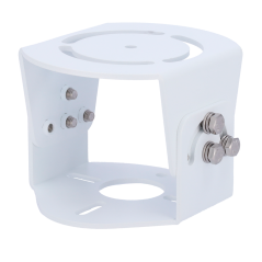 UV-TR-UV06-C-IN - Staffa di montaggio a palo - Per telecamere 2D - Adatto per uso esterno/interno - Colore bianco - 117 x 101 x 