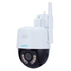 UV-UHO-P1A-M5F4D - Telecamera IP PTl WiFi Uniarch - 5 MP | Ottica 4.0 mm | microSD 256 GB - IR 30 m | Luce bianca 10 m | DWDR - 