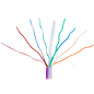 UV-UTP6-300-BC24AWG-B2CA-R-V - Uniview Cavo UTP categoria 6 - Conduttore OFC,100% rame - Diametro 24 AWG-0,53mm - Certificato CP UV-UTP6-300-BC24AWG-B2CA-R-V - Uniview Cavo UTP categoria 6 - Conduttore OFC,100% rame - Diametro 24 AWG-0,53mm - Certificato CP