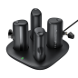 VG-W007 - VEGER 4 power bank con base di ricarica - Capacità 5000mAh / Power bank - Ingressi POGO Pin, USB-C, Connettore USB-C - VG-W007 - VEGER 4 power bank con base di ricarica - Capacità 5000mAh / Power bank - Ingressi POGO Pin, USB-C, Connettore USB-C -