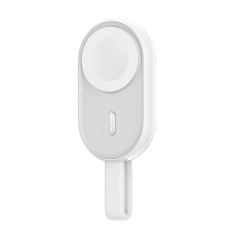 VG-W0102 - VEGER Power bank wireless con LED - Capacità 1200mAh - Ingresso USB-C - Uscita Wireless per AppleWatch - Carica 1 dis