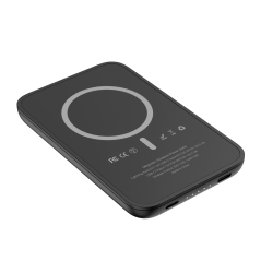 VG-W0553P - VEGER Power bank magnetica wireless - Capacità 5000mAh - Ingressi USB-C, Lightning - Uscite USB-C, Wireless - Ricari