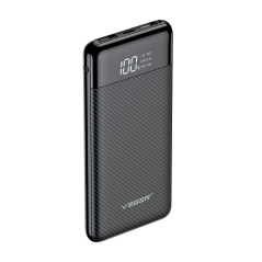 VG-W1087 - VEGER Power bank con display LCD - Capacità 10000mAh - Ingressi USB-C, Micro USB - Uscite USB-C, USB-A - Carica 2 dis